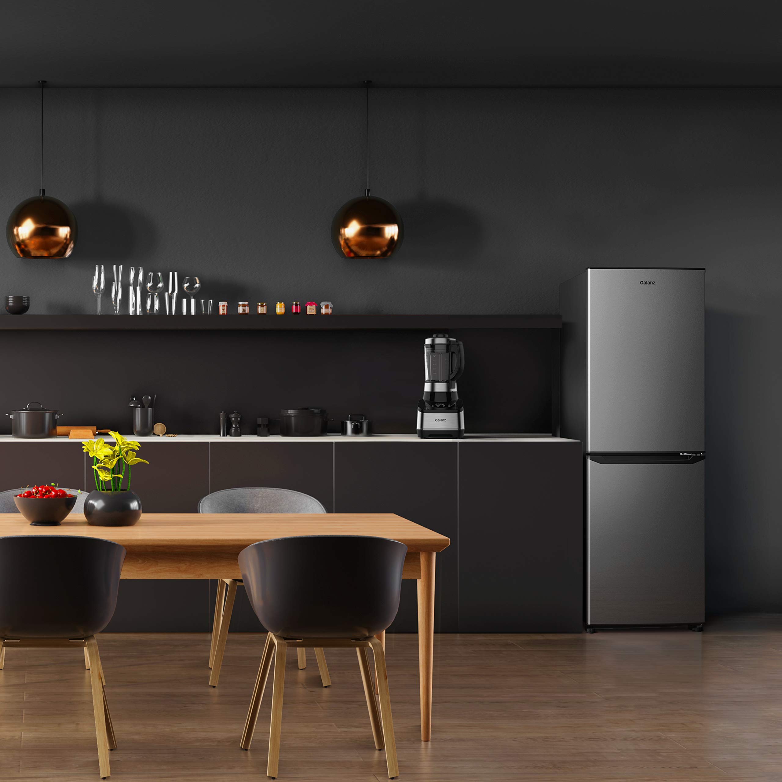 Amazon.com: Galanz GLR74BS1E04 Retro Refrigerator with